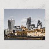 London Skyline Panorama gift Poster Feestdagenkaart (Voorkant)