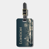 London Skyline Panorama Urban Souvenir Gift Bagagelabel (Voorkant verticaal)