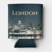 London Skyline Panorama Urban Souvenir Gift Blikjeskoeler (Voorkant)