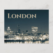 London Skyline Panorama Urban Souvenir Gift Feestdagenkaart (Voorkant)