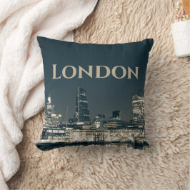 London Skyline Panorama Urban Souvenir Gift Kussen