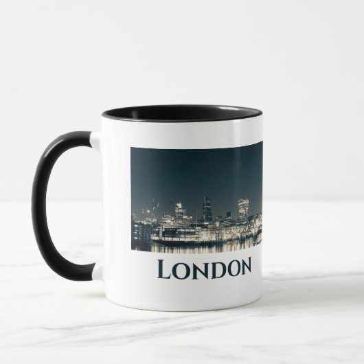 London Skyline Panorama Urban Souvenir Gift Mok (Links)