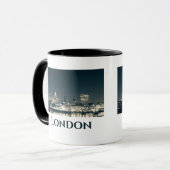 London Skyline Panorama Urban Souvenir Gift Mok (Voorkant links)