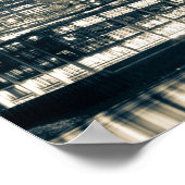 London Skyline Panorama Urban Souvenir Gift Poster (Hoek)