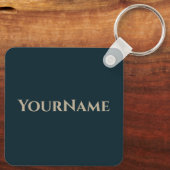 London Skyline Panorama Urban Souvenir Gift Sleutelhanger (Achterkant)