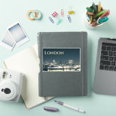 London Skyline Panorama Urban Souvenir Gift Sticker (iPad Cover)