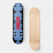 London Skyline Persoonlijk Skateboard (Voorkant)