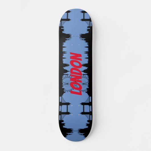 London Skyline Persoonlijk Skateboard (Voorkant)