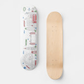 London Skyline Persoonlijk Skateboard (Voorkant)