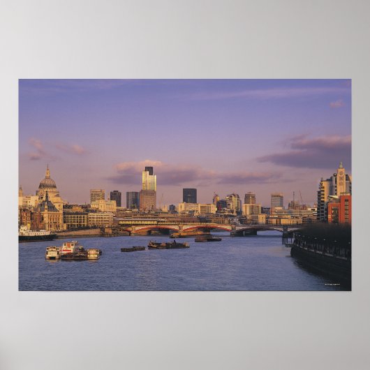 London Skyline Poster (Voorkant)