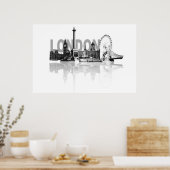 London Skyline Poster (Keuken)