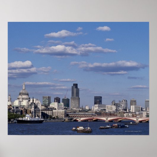 London Skyline Poster (Voorkant)