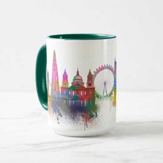 London Skyline - Rainbow Mok (Voorkant links)