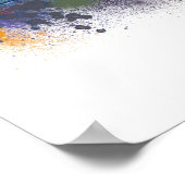 London Skyline - Rainbow Poster (Hoek)