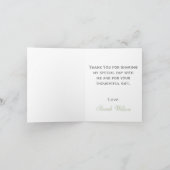 London Skyline Sage Party Thank you Bedankkaart (Binnen)