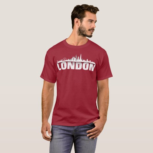 London Skyline T-Shirt (Voorkant volledig)