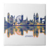London Skyline Tegeltje (Voorkant)