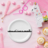 London Skyline Theme Party Paper Borden Papieren Bordje (Feest)