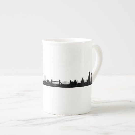 London Skyline Theme Tea Mok (Voorkant rechts)