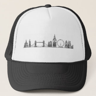 London Skyline Trucker Hat Pet