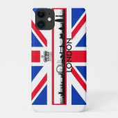 London Skyline Union Jack Flag Case-Mate iPhone Case (Achterkant)