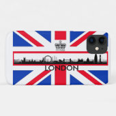 London Skyline Union Jack Flag Case-Mate iPhone Case (Achterkant (horizontaal))