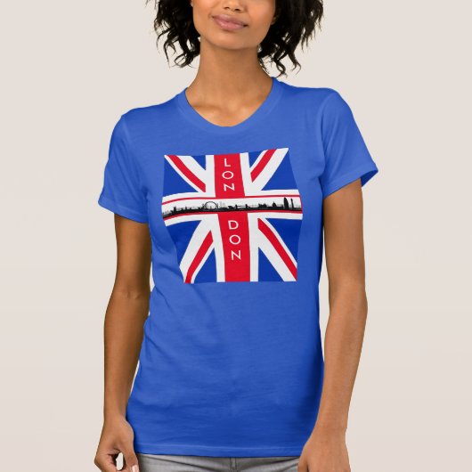 London Skyline Union Jack Shirt (Voorkant)