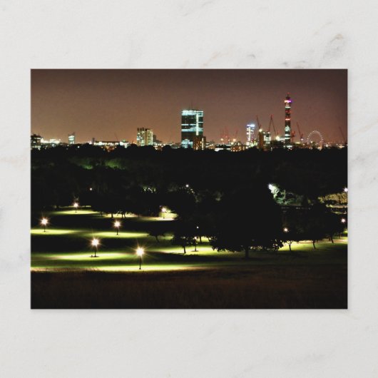London Skyline van Primrose Hill Briefkaart (Voorkant)