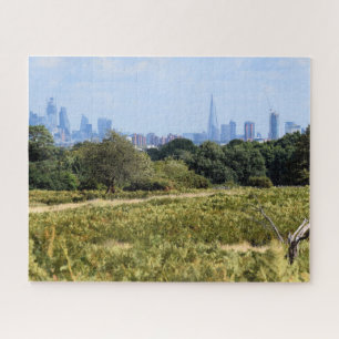 London Skyline van Richmond Park - 16x20 inch Legpuzzel