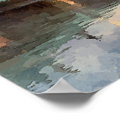 London Skyline Wedding Welcome Sign Poster (Hoek)