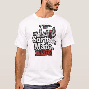 London Slang Gesorteerd Koppie Innit Britse Straat T-shirt