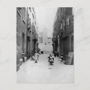 London Slums, 1899 Briefkaart