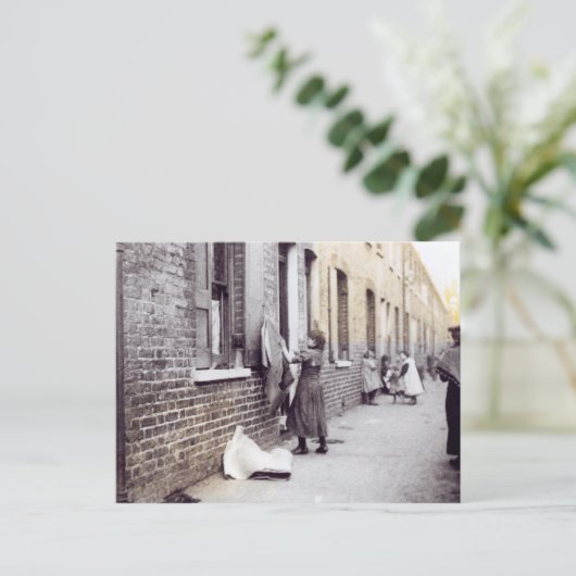 London Slums Briefkaart (Staand voorkant)