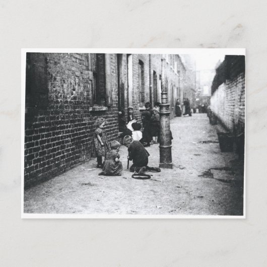London Slums Briefkaart (Voorkant)