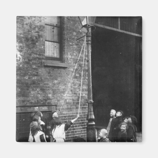 London Slums, c.1900 Magneet (Voorkant)