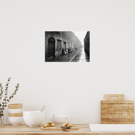 London Slums, c.1900 Poster (Keuken)