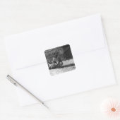 London Slums, Twine Court Vierkante Sticker (Envelop)