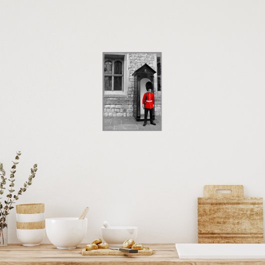 London Soldaat over het poster van Parade (Keuken)