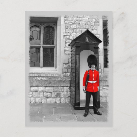 London Soldier Parade Briefkaart (Voorkant)