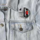 London Soldier Parade-knop Ronde Button 5,7 Cm (In situ)