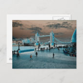 London South Bank selenium toned afbeelding Briefkaart (Voorkant / Achterkant)