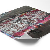 London South Banksy Style Street Art Poster (Hoek)