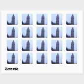 London Southbank Vierkante Sticker (Vel)