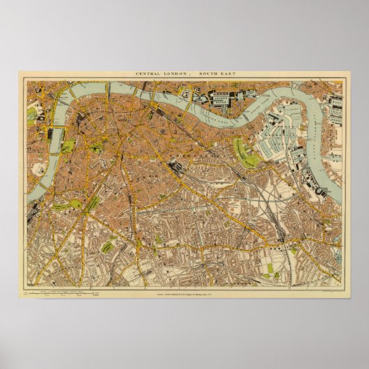 London Southeast Poster (Voorkant)