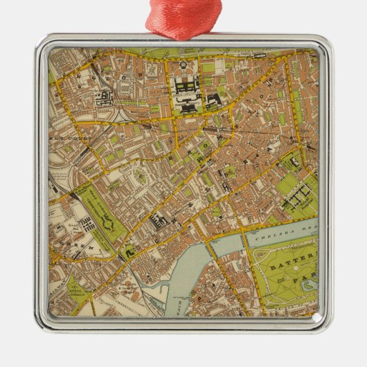 London Southwest Metalen Ornament (Voorkant)
