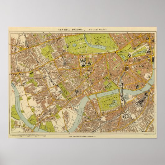 London Southwest Poster (Voorkant)