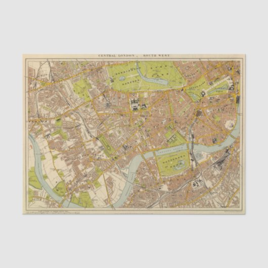 London Southwest Tissuepapier (Voorkant)