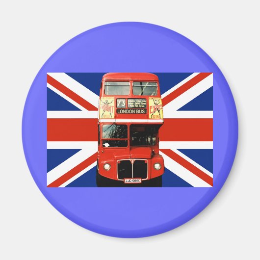 London Souvenir Koelkast Magnet (Voorkant)