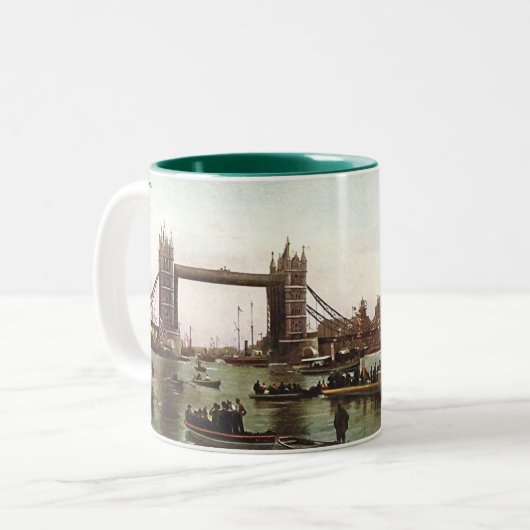 London Souvenir Mok - Tower Bridge (Voorkant links)