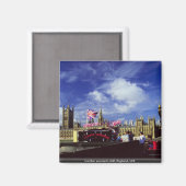 London souvenir stall, Engeland, Verenigd Koninkri Magneet (Voorkant / Achterkant)